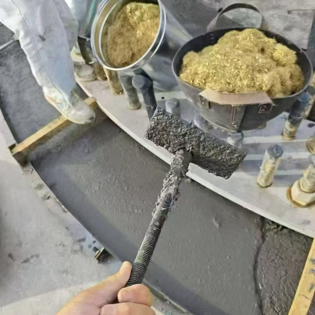 灵武C120钢纤维高强无收灌浆料 轧机压缩机汽轮机发电机锻压设备底座灌浆材料